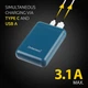 УМБ Intenso XS10000 5V 3.1A 10000mAh Blue - зображення 4
