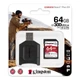 Карта памяти Kingston 64GB SDXC C10 UHS-II U3 R300/W260MB/s + MLP SD Reader (MLPR2/64GB) - изображение 3
