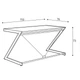 Письмовий стіл Z-Line Unique 152x76x73 (Z-LINE_MAIN_DESK_816-01-C) 096627 - изображение 2