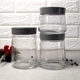 Набір банок з сірими кришками 3 шт Luminarc Jar SWING - зображення 3