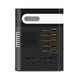 Инвертор автомобильный преобразователь напряжения с 12В на 220В Asometech 200W 4USB Black - изображение 2