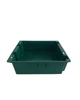 Ящик пластиковий з кришкою SKOBA PLAST (47*45*15,5 см) Зелений - зображення 8