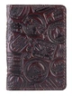 Обложка для документов из кожи HiArt AD-03 Crystal Brown Silk Let's Go Travel Коричневый - изображение 1
