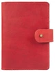 Обложка для паспорта из кожи Hi Art PB-02/1 Shabby Red Berry Красный - изображение 1