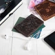 Обложка для документов из кожи HiArt AD-03 Crystal Brown Silk Let's Go Travel Коричневый - изображение 8