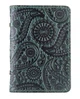 Обложка для документов из кожи HiArt AD-03 Crystal Green Buta Art Зелёный - изображение 1