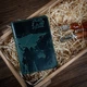 Обложка для паспорта из кожи HiArt PC-01 Shabby Alga 7 wonders of the world Зелёный - изображение 3