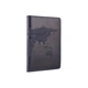Обложка для паспорта из кожи Hi Art «World Map» PC-02 Темно-синий - изображение 4