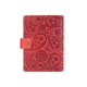 Обложка для паспорта из кожи Hi Art «Buta Art» PB-02/1 Shabby Red Berry Красный - изображение 5