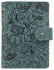 Обложка для паспорта из кожи Hi Art «Let's Go Travel» PB-03S/1 Shabby Alga Темно-зеленый - изображение 1