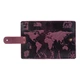 Обложка для паспорта из кожи Hi Art «7 wonders of the world» PB-02/1 Shabby Plum Фиолетовый - изображение 2