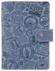 Обкладинка для паспорта з шкіри Hi Art «let's Go Travel» PB-03S/1 Shabby Lagoon Блакитний - зображення 1