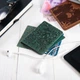 Обложка для документов из кожи HiArt AD-03 Crystal Green Mehendi Art Зелёный - изображение 8