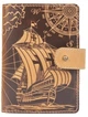 Обложка для паспорта из кожи Hi Art «Discoveries» PB-03S/1 Shabby Honey Песочный - изображение 1