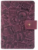 Обложка для паспорта из кожи Hi Art «Let's Go Travel» PB-03S/1 Shabby Plum Фиолетовый - изображение 1