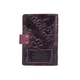 Обложка для паспорта из кожи Hi Art «Discoveries» PB-02/1 Shabby Plum Фиолетовый - изображение 5