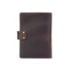 Обложка для паспорта из кожи Hi Art PB-02/1 Shabby Gavana Brown Темно-коричневый - изображение 2