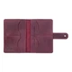 Обложка для паспорта из кожи Hi Art «Discoveries» PB-03S/1 Shabby Plum Фиолетовый - изображение 5