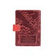Обложка для паспорта из кожи Hi Art «Discoveries» PB-03S/1 Shabby Red Berry Красный - изображение 3