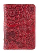 Обложка для документов из кожи HiArt AD-03 Crystal Red Mehendi Art Красный - изображение 1