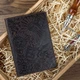 Кожаная коричневая обложка на паспорт HiArt PC-01 Mehendi Art Коричневый - изображение 2