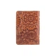 Обложка для документов из кожи HiArt AD-03 Crystal Ginger Mehendi Art Рыжий - изображение 4