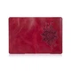 Кожаная красная обложка на паспорт HiArt PC-01 Mehendi Classic Красный - изображение 5