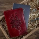 Кожаная красная обложка на паспорт HiArt PC-01 Mehendi Classic Красный - изображение 7