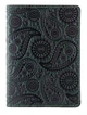 Кожаная обложка на паспорт HiArt PC-01 Crystal Green Buta Art Зелёный - изображение 1