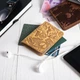 Обложка для документов из кожи HiArt AD-03 Shabby Honey Let's Жёлтый - изображение 4