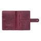Обложка для паспорта из кожи Hi Art PB-02/1 Shabby Plum Фиолетовый - изображение 4