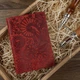 Обложка для паспорта из кожи HiArt PC-02 Shabby Red Berry Mehendi Art Красный - изображение 5