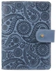 Обкладинка для паспорта з шкіри Hi Art «Buta Art» PB-03S/1 Shabby Lagoon Блакитний - зображення 1