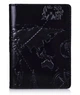 Обложка-органайзер для документов из кожи HiArt AD-01 Crystal Panther 7 wonders of the world Черный - изображение 1