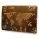 Обложка для паспорта из кожи HiArt PC-01 Shabby Dingo 7 wonders of the world Коричневый - изображение 2