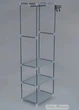 Стойка для одежды COSTWAY PG3 170×55×36 см з 3 полками серого цвета - изображение 3