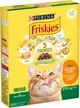 Упаковка сухого корма для домашних кошек Purina Friskies Indoor с курицей, индейкой и овощами 270 г x 10 шт. (7613035351837) - изображение 9