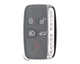 Корпус смарт ключа на 5 кнопок Land Rover Range Rover Defender Discovery Vogue Velar AdlerKey (64-18) с лезвием (для реставрации восстановления ключа, простой корпус с лезвием, болванка, деталь, запчасть для Ланд Ровер) - изображение 1