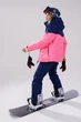 Куртка горнолыжная Brooklet Lili midnight blue/fluorescent pink W женская - BL2021-011 - XS - изображение 10