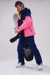 Куртка горнолыжная Brooklet Lili midnight blue/fluorescent pink W женская - BL2021-011 - XS - изображение 13