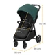 Прогулочная коляска Kinderkraft Route Platinum Grey идеальна для городских прогулок и загородных поездок! 5-точечные ремни ! от рождения до 22 кг! Есть москитная сетка, дождевик, подстаканник! - зображення 11