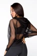Женская спортивная сетка - худи Designed for Fitness Basic Mesh XS/S - изображение 3