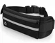 Сумка для бега Спортивная сумка на пояс 20 х 10 х 2 см RunningBag Влагостойкая Black (MN050301) - изображение 2