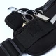 Сумка для бега Спортивная сумка на пояс 20 х 10 х 2 см RunningBag Влагостойкая Black (MN050301) - изображение 5
