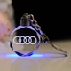 Брелок автомобильный на ключи АУДИ GF авто брелок с логотипом Audi с подсветкой (R050871) - изображение 1