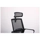 Кресло офисное AMF Neon HR Black/Gray 19 (механизм Tilt/пластик/сетка/ткань Саванна nova) (295388) - изображение 6