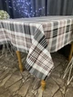 Скатерть водоотталкивающая, TRUE-STORE, Клетка S2 серая, прямоугольные 100см х 170см (SC№41-100х170) - изображение 9