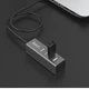 USB хаб расширитель HUB адаптер Hoco HB1 (USB to USB2.0*4). Grey - изображение 2