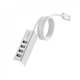USB хаб расширитель HUB адаптер Hoco HB1 (USB to USB2.0*4). Silver - изображение 2