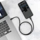 Кабель Lightning > USB Type-C Baseus High Density Braided PD 20W 1.0m (CATLGD-01) Black - изображение 7